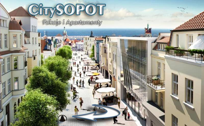 City Sopot Pokoje I Apartamenty Na Deptaku 外观 照片